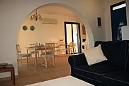 Dining area viewed from living room.